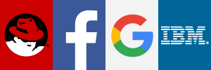 Red Hat - Facebook - Google - IBM
